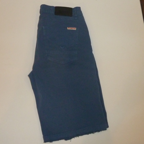 Hudson Boys Shorts Size 14 Navy Denim - Picture 3 of 6